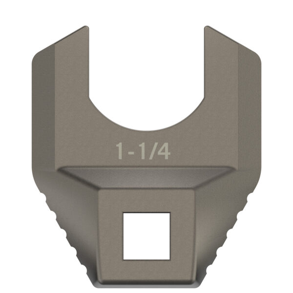 Real Avid AVMF114BNW Master -Fit Barrell Nut Wrench 1 1/4" Titanium Titanium/Stainless Steel AR-Platform Free-Float Handle — view 1