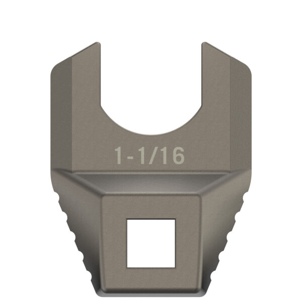 Real Avid AVMF1116BNW Master -Fit Barrell Nut Wrench 1 1/16" Titanium Titanium/Stainless Steel AR-Platform Free-Float Handle — view 1