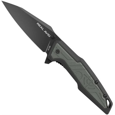 RAV-1 CLIP POINT FOLDING CARRY KNIFE BLACK OXIDE — view 1