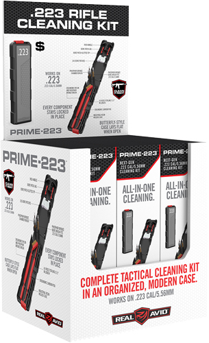 REAL AVID PRIME 223 RIFLE - CLEANING KIT 12PC. DISPLAY — view 1