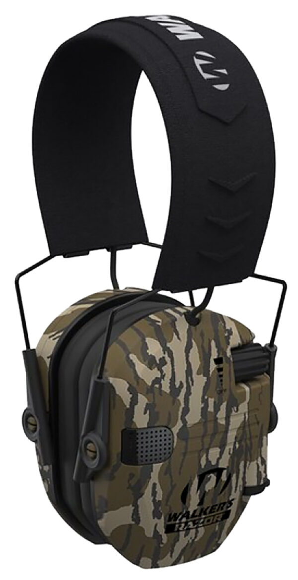Walker's GWPRSEM-MOBL Razor Slim Electronic Muff Over the Head 23 dB Mossy Oak Bottomland — view 1