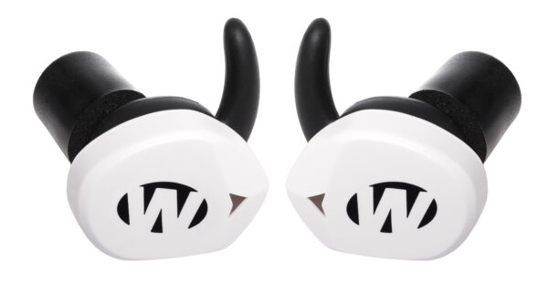 Walker's GWPSLCR2BTWHT Silencer BT 2.0 Electronic Ear Buds Sports South Exclusive White Polymer — view 1