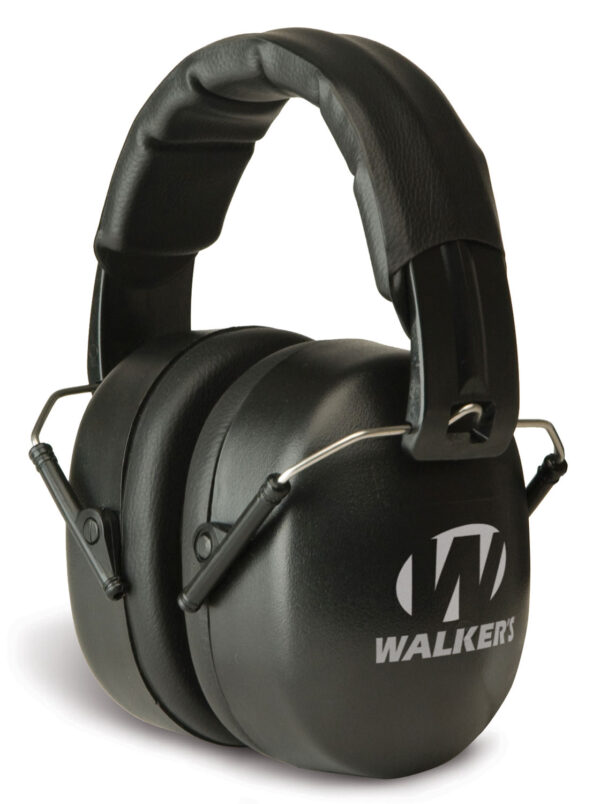 Walker's GWPEXFM3 EXT Range Shooting Muff 30 dB Over the Head Black Polymer — view 1