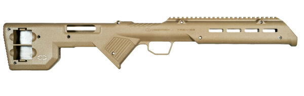 Desert Tech TRK22FDE TREK-22 Rifle Chassis Flat Dark Earth Synthetic Fixed Bullpup Fits Ruger 10/22 26.75" OAL — view 1