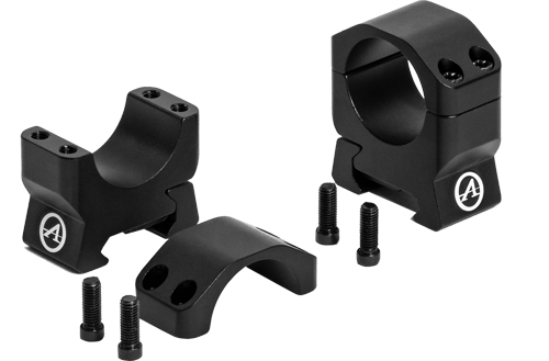 ATHLON RINGS ARMOR 1" MEDIUM - 0.9" HEIGHT BLACK — view 1