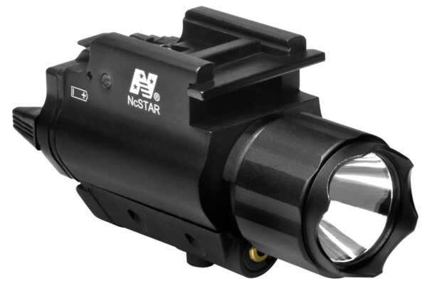 NcStar AQPFLS FlashLight & Red Laser  Black Anodized 200 Lumens White Cree LED — view 1