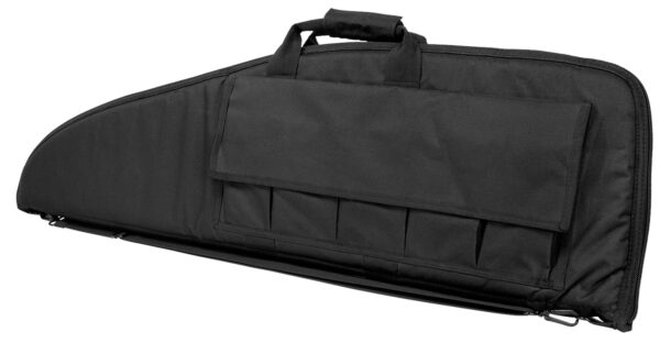 NcStar CV290740 VISM Rifle Case Black PVC Nylon w/ Foam Padding Double Zippers Carry Handle & ID Holder — view 1