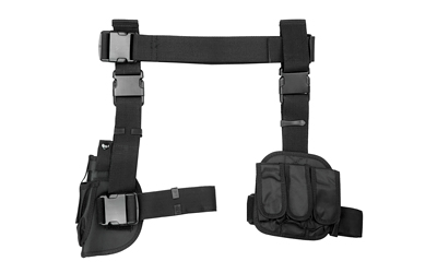 NCSTAR DROP LEG HOLSTER MAG HLDR BLK — view 1