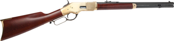 CIMARRON 1866 YELLOWBOY 38SP - 24" OCTAGON BRASS/BLUED WALNUT — view 1