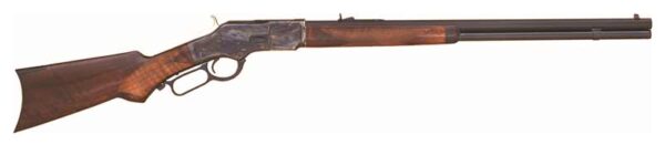 CIMARRON 1873 DELUXE 44/40 WIN - 24" OCTAGON CC/BLUED PG WALNUT — view 1