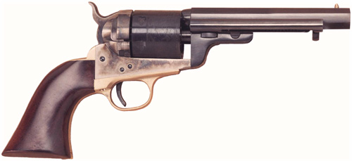 CIMARRON 1860 RICHARDS-MASON - 38SPL 5.5" FS CC/BLUED WALNUT — view 1