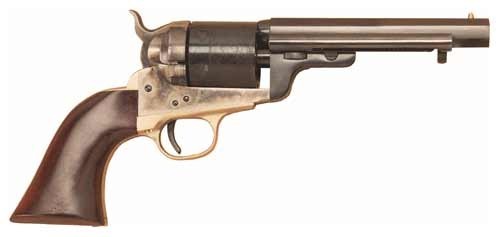 CIMARRON 1851 RICHARDS-MASON - 38SPL 5.5" FS CC/BLUED WALNUT — view 1