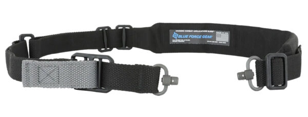 Blue Force Gear VCASPB200AABK Vickers Push Button Sling Black Cordura Padded — view 1