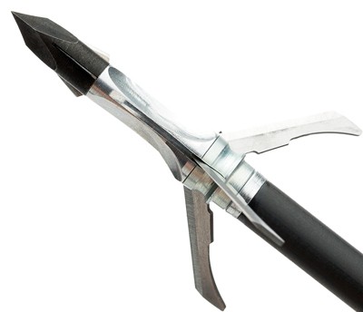GRIM REAPER BROADHEAD RAZORTIP - XBOW 3-BLADE 100GR 1 1/2" CUT — view 1