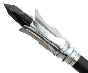 GRIM REAPER BROADHEAD RAZORTIP - XBOW 3-BLADE 100GR 1 1/2" CUT — view 2