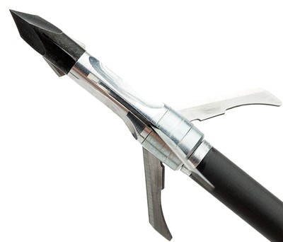 GRIM REAPER BROADHEAD RAZORTIP - XBOW 3-BLADE 125GR 1 1/2" CUT — view 1