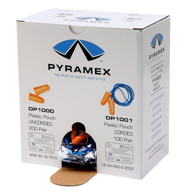 Pyramex DP1000   Foam 32 dB In The Ear Orange 200 Pair — view 1