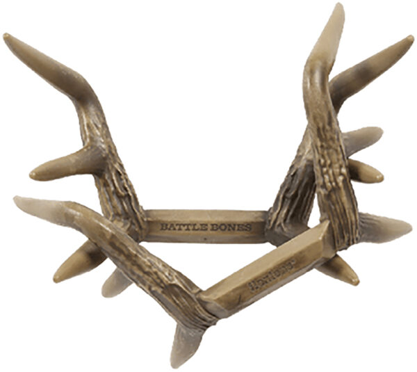 Flextone FLX-FLXDR064 Battle Bones Rattling Antlers Attracts Deer Species Brown — view 1