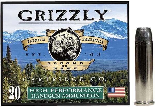 Grizzly Ammo GC357M12   357Mag 180gr Wide Flat Nose Gas Check 20 Per Box/10 Case — view 1