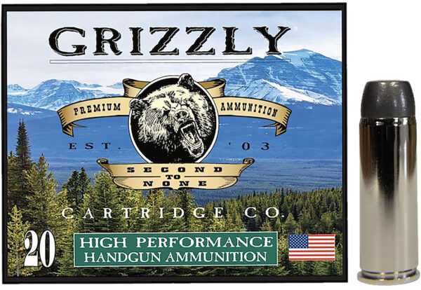Grizzly Ammo GC45C4   45Colt 265gr Wide Flat Nose Gas Check 20 Per Box/10 Case — view 1