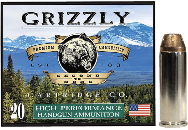 Grizzly Ammo GC45C+P3   45Colt+P 225gr Jacketed Hollow Point 20 Per Box/10 Case — view 1