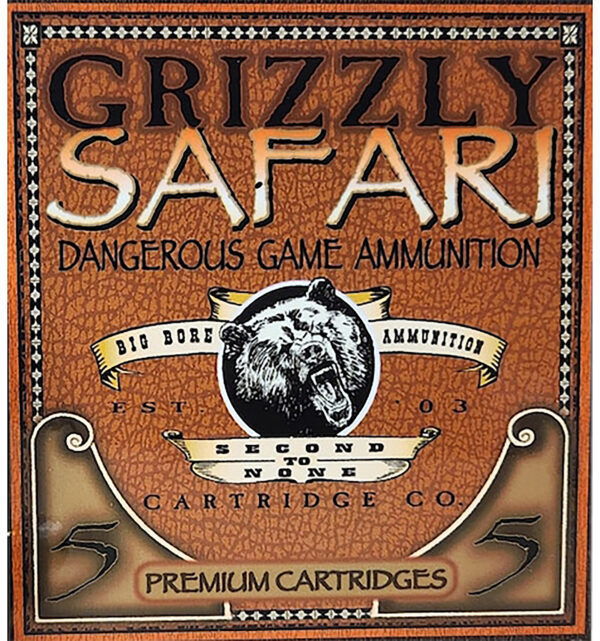 Grizzly Ammo GC5/416NE2   500-416NitroExpress 400gr Solid Brass 5 Per Box/10 Case — view 1