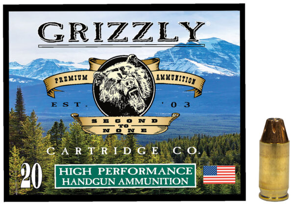 Grizzly Ammo GC38A1   380ACP+P 90gr Jacketed Hollow Point 20 Per Box/10 Case — view 1