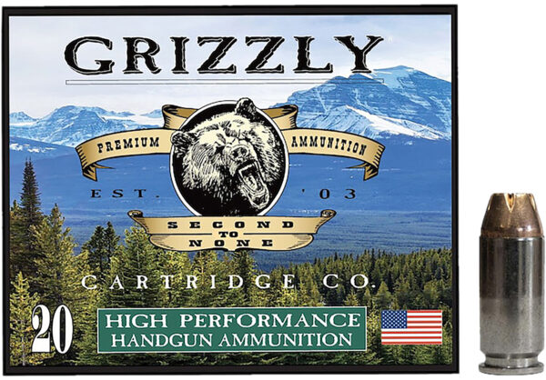 Grizzly Ammo GC4SW4   40S&W 180gr Jacketed Hollow Point 20 Per Box/10 Case — view 1