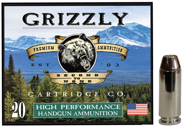 Grizzly Ammo GC10M4   10mmAuto 180gr Jacketed Hollow Point 20 Per Box/10 Case — view 1
