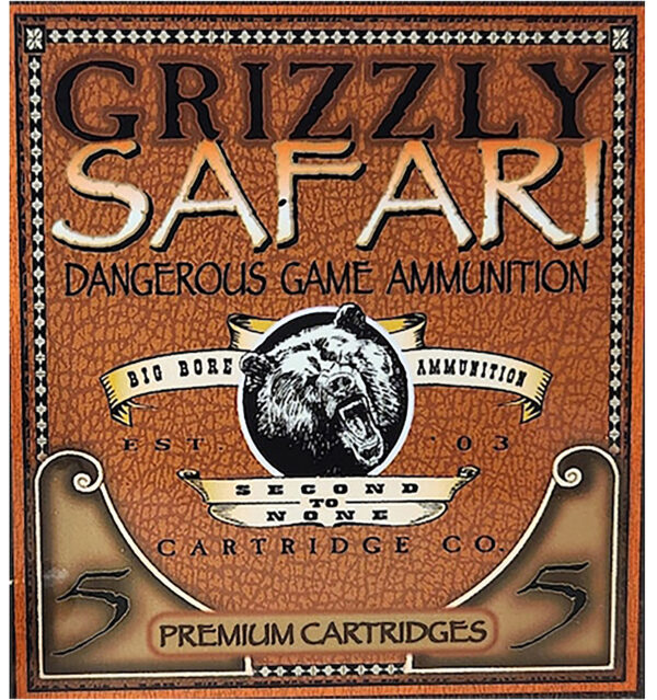 Grizzly Ammo GC45RG5   450Rigby 500gr Solid Brass 5 Per Box/10 Case — view 1