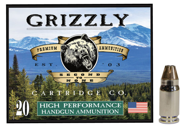 Grizzly Ammo GC357S2   357Sig 90gr Jacketed Hollow Point 20 Per Box/10 Case — view 1