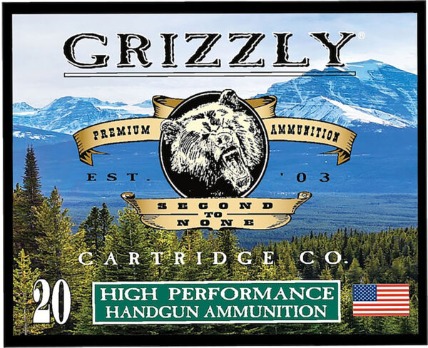 Grizzly Ammo GC10M6   10mmAuto 165gr Jacketed Hollow Point 20 Per Box/10 Case — view 1