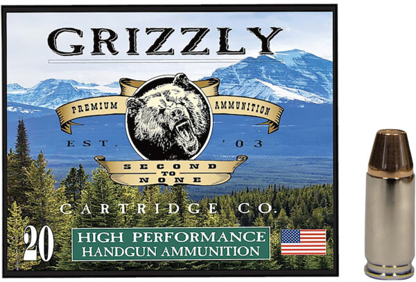 Grizzly Ammo GC9+P+39mm+P Luger 47gr Full Metal Jacket Flat Point 20 Per Box/10 Case — view 1