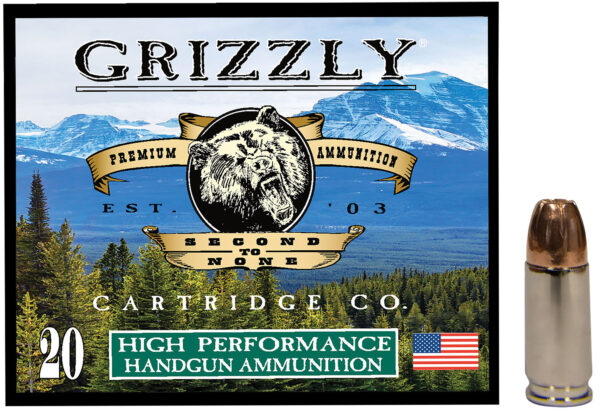Grizzly Ammo GC9+P+CM99mm+P Luger 115gr Jacketed Hollow Point 20 Per Box/10 Case — view 1