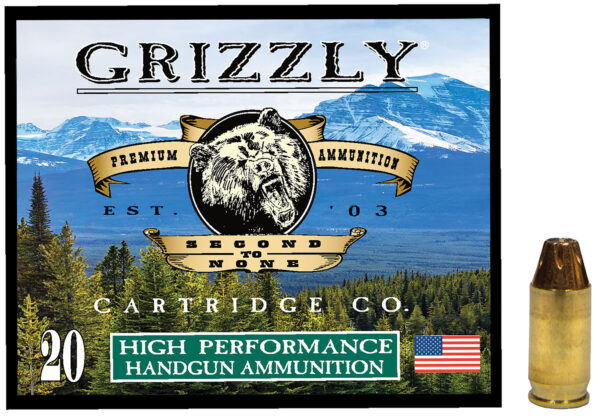 Grizzly Ammo GC380A2   380ACP 90gr Jacketed Hollow Point 20 Per Box/10 Case — view 1