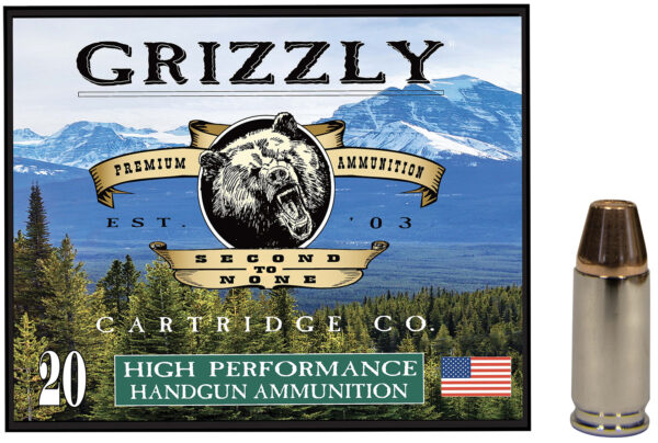 Grizzly Ammo GC9M+P19mm+P Luger 124gr Full Metal Jacket Flat Point 20 Per Box/10 Case — view 1
