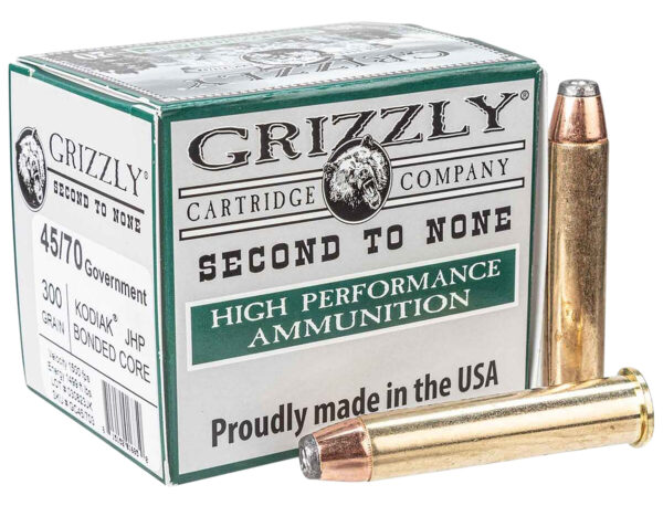 Grizzly Ammo GC45/703   45-70Gov 300gr Jacketed Hollow Point 20 Per Box/10 Case — view 1