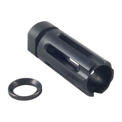 EXTENDED FLASH SUPPRESSOR 5.56MM/22 CAL 1/2-28 SS NITRIDE — view 1