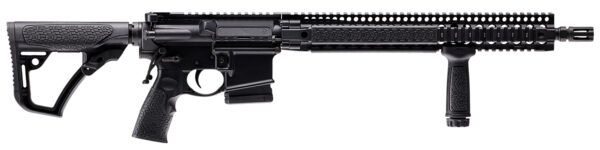 Daniel Defense 0214515175055 DDM4 V9 *CA Compliant 5.56x45mm NATO 16" 10+1 Black Hard Coat Anodized 6 Position w/SoftTouch Overmolding Stock — view 1
