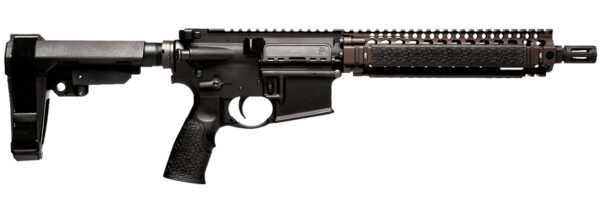 Daniel Defense 0208806030067 DDM4 MK18 No Magazine 10.30" Black Threaded Barrel, Black Hardcoat Anodize Aluminum Picatinny Rail Receiver, SB Tactical SBA3 Brace, Black Overmolded Grip, Ambidextrous — view 1