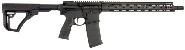 Daniel Defense 0212802081055 DDM4 V7 *CA Compliant 5.56x45mm NATO 16" 10+1 Black Hard Coat Anodized 6 Position w/SoftTouch Overmolding Stock — view 1