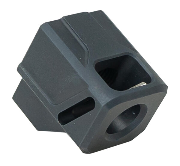 Faxon Firearms FFPACOMPDSMP01 EXOS-514 Compensator for M&P Black Aluminum 1/2"x28 Threads 1.10" OAL 9mm — view 1