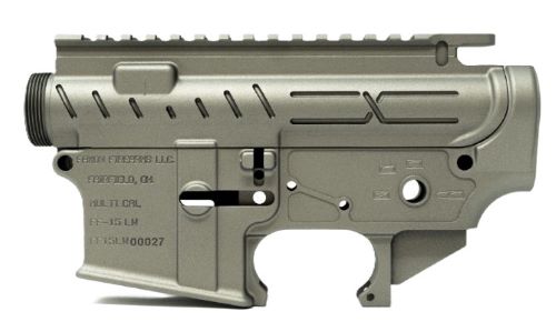 FAXON AR-15 X-TRA LITE - RECEIVER SET TITANIUM STRIPPED — view 1