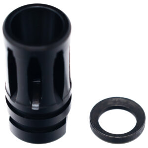 Faxon Firearms FFMD762A2  A2 Flash Hider Black Nitride 5/8"x24 Threads 30 Cal