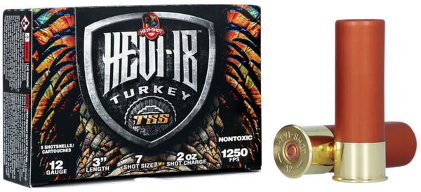 HEVI-Shot HS4007 HEVI-18 TSS Turkey 12Gauge 3" 2oz Tungsten 7Shot 5 Per Box/10 Case — view 1