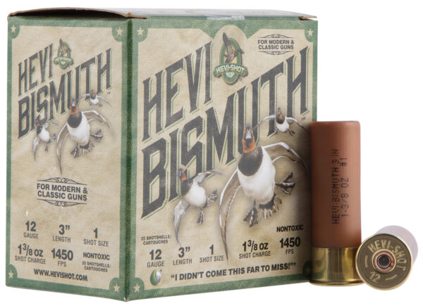 HEVI-Shot HS14001 HEVI-Bismuth  12Gauge 3" 1 3/8oz Bismuth 1Shot 25 Per Box/10 Case — view 1