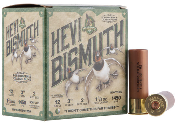 HEVI-Shot HS14002 HEVI-Bismuth  12Gauge 3" 1 3/8oz Bismuth 2Shot 25 Per Box/10 Case — view 1