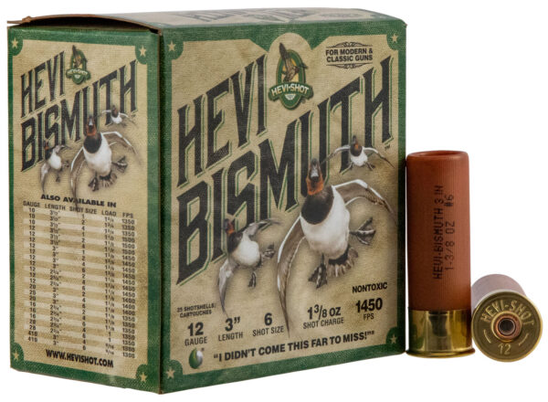 HEVI-Shot HS14006 HEVI-Bismuth  12Gauge 3" 1 3/8oz Bismuth 6Shot 25 Per Box/10 Case — view 1