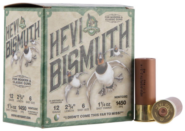 HEVI-Shot HS14706 HEVI-Bismuth  12Gauge 2.75" 1 1/4oz Bismuth 6Shot 25 Per Box/10 Case — view 1