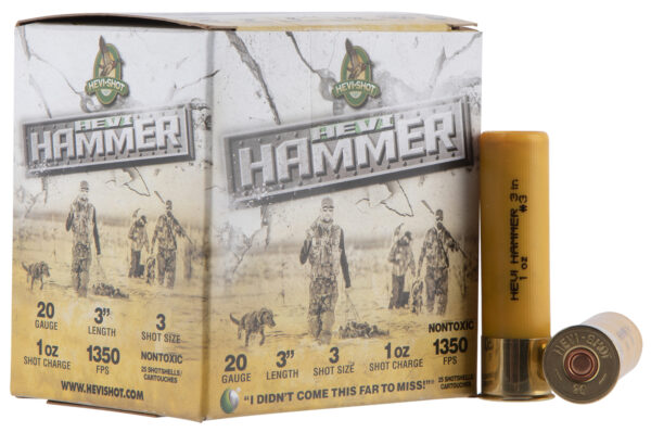 HEVI-Shot HS29003 HEVI-Hammer  20Gauge 3" 1oz 3Shot 25 Per Box/10 Case — view 1